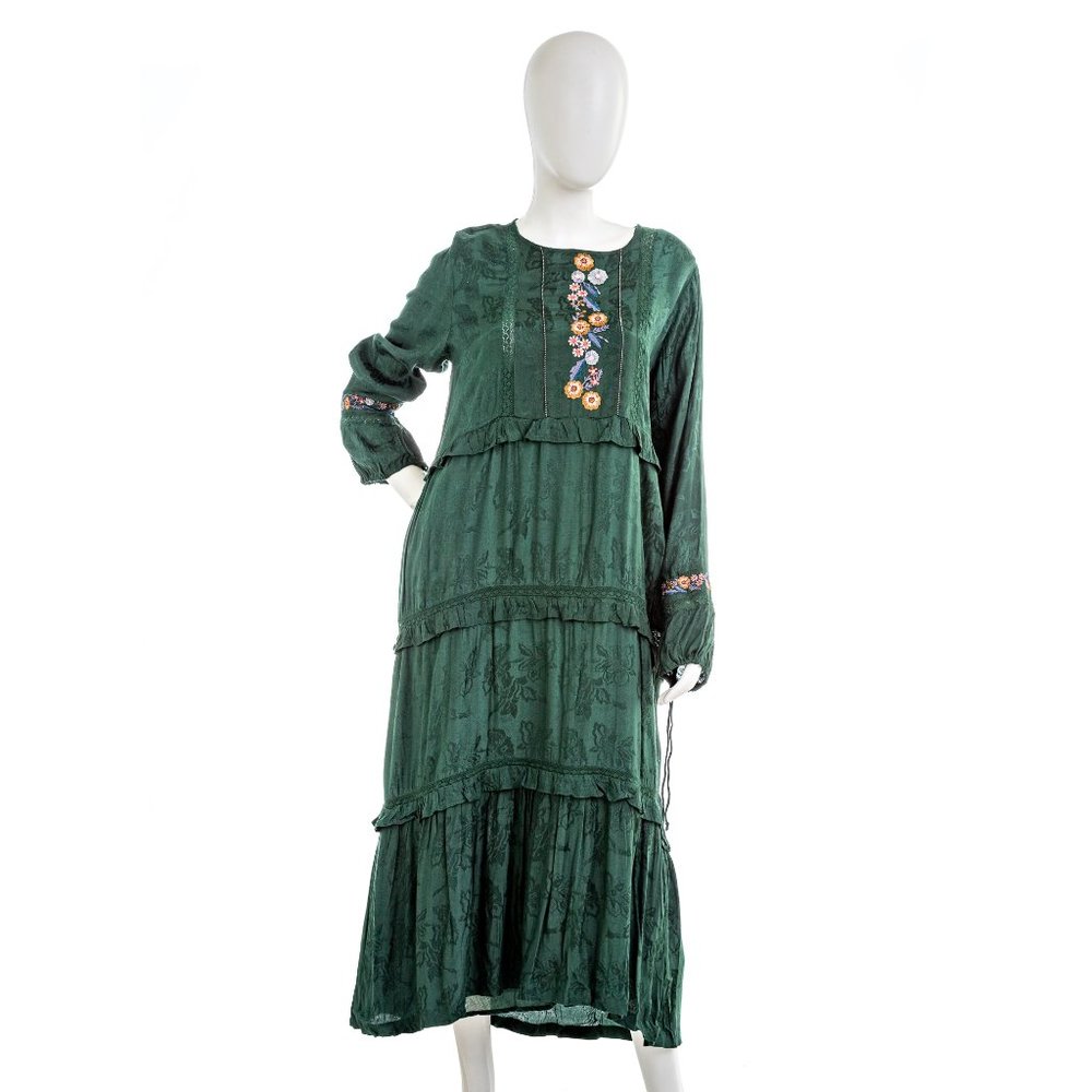 dRA Cedric Midi Boho Dress LARGE